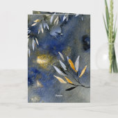 フェスティバルエレガント《鳥》アメリカゴガラバードウォーター色の休日 シーズンカード (裏面)