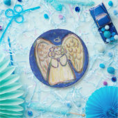 フェスティバルエンジェルカスタムホリデーパーティー紙プレート ペーパープレート (パーティー)