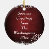 フェスティバルエンジェルテディベアオーナメント セラミックオーナメント (裏面)