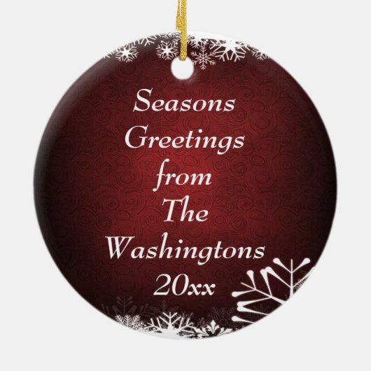 フェスティバルエンジェルテディベアオーナメント セラミックオーナメント (裏面)