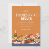 フェスティバルオレンジサンクスギビングディナー 招待状 (正面)