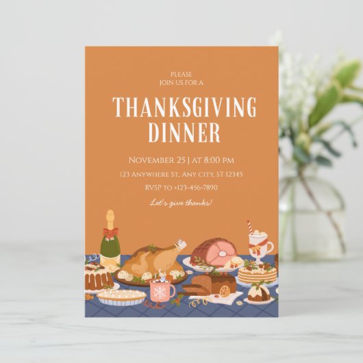 フェスティバルオレンジサンクスギビングディナー 招待状 (スタンド正面)