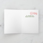 フェスティバルオレンジツリーズクリスマスカード シーズンカード (内部)