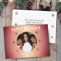 フェスティバルオレンジメタリックスノーフレーク写真クリスマス