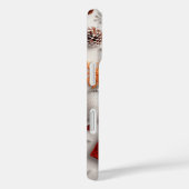 フェスティバルオレンジ雪だるまニットクリスマスオーナメント Case-Mate iPhoneケース (裏面 / 右)