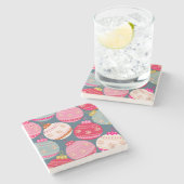 フェスティバルオーナメントクリスマス ストーンコースター (横)