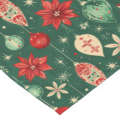 フェスティバルオーナメントシームレスパターン ショートテーブルランナー (コーナー)