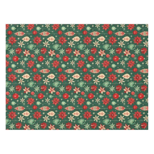 フェスティバルオーナメントシームレスパターン テーブルクロス (正面(横))