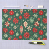 フェスティバルオーナメントシームレスパターン 薄葉紙 (クラフト)