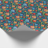 フェスティバルオーナメントデザイン ラッピングペーパー (角)