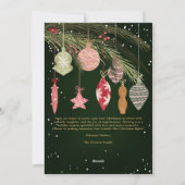 フェスティバルオーナメントメリークリスマスイラスト シーズンカード (裏面)