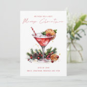 フェスティバルカクテル2026カレンダーメリークリスマス シーズンカード (スタンド正面)