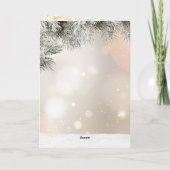 フェスティバルカジュアルカラフルクリスマス2写真 シーズンカード (裏面)