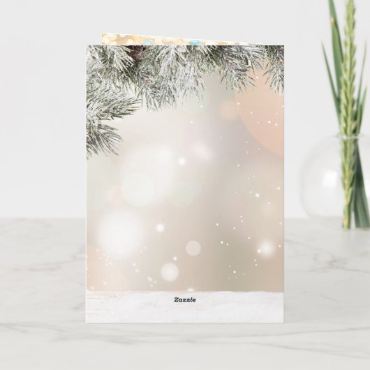 フェスティバルカジュアルカラフルクリスマス2写真 シーズンカード (裏面)