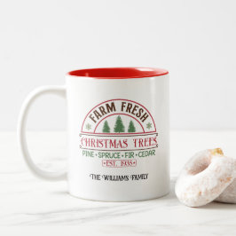 フェスティバルカスタムクリスマスマグ ツートーンマグカップ