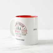 フェスティバルカスタムクリスマスマグ ツートーンマグカップ (正面左)