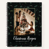 フェスティバルカスタムクリスマス写真レシピ本 ノートブック (正面)