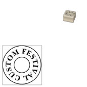 フェスティバルカスタムハンドスタンプ ラバースタンプ (押印)