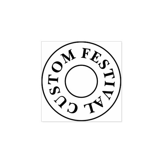フェスティバルカスタムハンドスタンプ ラバースタンプ (インプリント)