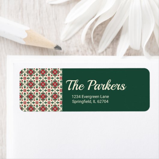 フェスティバルカスタムファミリ名差出人住所 ラベル (インサイチュ)