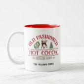 フェスティバルカスタムホットココアマグ ツートーンマグカップ (左)