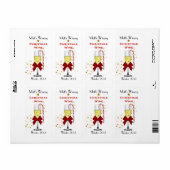 フェスティバルカスタムホリデーワインラベル ラベル (フルシート)