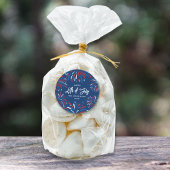 フェスティバルカスタム花火7月4日パーティー ラウンドシール