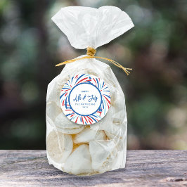 フェスティバルカスタム花火7月4日パーティー ラウンドシール