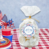 フェスティバルカスタム花火7月4日パーティー ラウンドシール