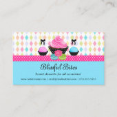 フェスティバルカップケーキケーキポップマカロン 名刺 (正面)