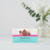 フェスティバルカップケーキポップクッキーデザート 名刺 (スタンド正面)