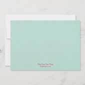 フェスティバルカトレリーホリデーパーティ招待状 招待状 (裏面)