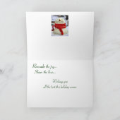 フェスティバルカバーブリッジホリデーカード シーズンカード (内部)