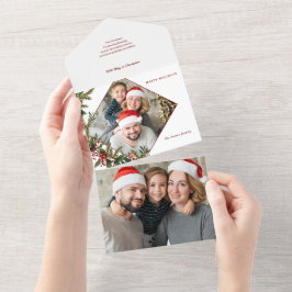 フェスティバルカラフルのフローラ写真 オールインワン招待状