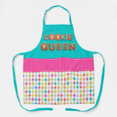 フェスティバルカラフルアルファベットクッキークイーン エプロン (正面)