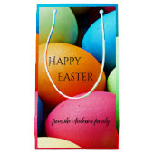 フェスティバルカラフルイースターエッグ抱き枕 スモールペーパーバッグ (正面)