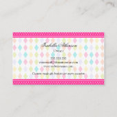 フェスティバルカラフルギフトバスケット 名刺 (裏面)