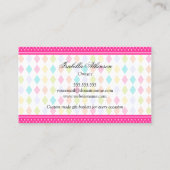 フェスティバルカラフルギフトバスケット 名刺 (裏面)