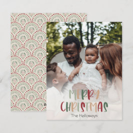 フェスティバルカラフルクリスマスの完全な垂直方向の写真 シーズンカード