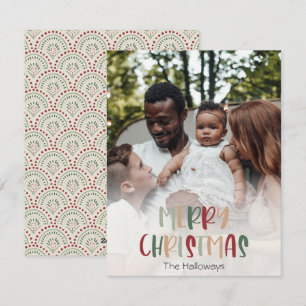フェスティバルカラフルクリスマスの完全な垂直方向の写真 シーズンカード