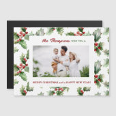 フェスティバルカラフルクリスマスホリーワンフォト (正面/裏面)