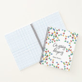 フェスティバルカラフルクリスマスライトクリスマスレシピ ノートブック (内部)