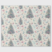 フェスティバルカラフルクリスマスラッピング紙 ラッピングペーパー (フラット)
