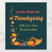 フェスティバルカラフルコルヌコピア友好パーティー ワインラベル (シングルラベル)