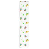 フェスティバルカラフルシンコデマヨ2025踊りサボテン ショートテーブルランナー (正面)