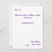 フェスティバルカラフルシンコデマヨ2025踊りサボテン シーズンカード (裏面)