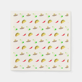 フェスティバルカラフルシンコデマヨ2025踊りサボテン スタンダードカクテルナプキン