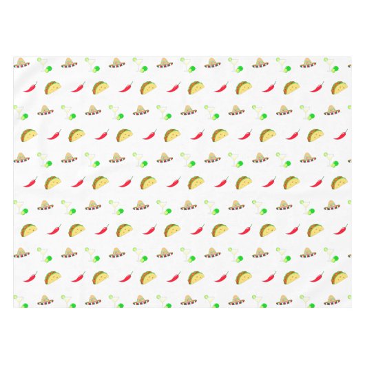 フェスティバルカラフルシンコデマヨ2025踊りサボテン テーブルクロス (正面(横))