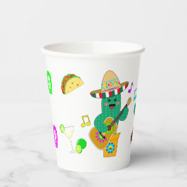 フェスティバルカラフルシンコデマヨ2025踊りサボテン 紙コップ