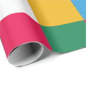 フェスティバルカラフルチェッカー ラッピングペーパー (ロールコーナー)